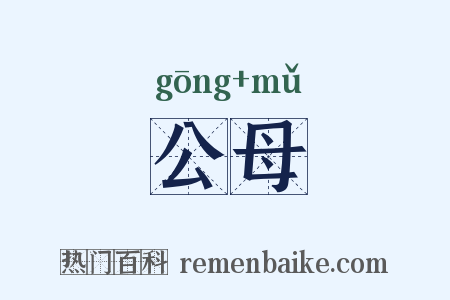 公母是什么意思的图片